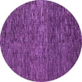 thumbnail image 1 of Ahgly Company Indoor Round Abstract Purple Modern Area Rugs, 8' Round, 1 of 4