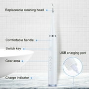 KIBVOE Plaque Remover for Teeth, Adult USB Rechargeable Sonic Tooth Scaler with 5 Cleaning Modes, Whitening Teeth Cleaner