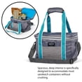 thumbnail image 4 of Igloo Heritage Lunch Companion Cooler Bag, 12 Can Capacity, Teal, Soft Side Lunch Cooler for Work or Play, 4 of 21