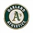 thumbnail image 3 of Team Promark MLB Oakland Athletics Aluminum Color Emblem, 3.25" Diameter, Green, 3 of 3