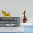 thumbnail image 2 of Figura de escritorio de madera maciza artesanal, caballo Dalecarliano, estatua tradicional, figura de animal, artesanías con diseño pintado a mano, ad, 2 of 8