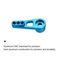 thumbnail image 3 of Aluminio Aleación 25T Dirección Servo Brazo Cuerno Azul para RC Barco Reparación Piezas Accesorios (3mm), 3 of 4