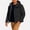 Black, variant on Men's Winter Sports Cotton Padded Windbreaker Outdoor Jacket, Waterproof Insulated Puffer Coat with Hood, Warm Outdoor Jackets for Men Hiking Running Travel, Winter Windbreakers for Men
