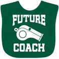thumbnail image 3 of Inktastic Future Coach Sports Coaching Boys or Girls Baby Bib, 3 of 4