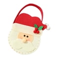 thumbnail image 4 of Bolsa de Tela Hecha Santa Decoración de Navidad de Ciervo Papá Noel Colco Bolsas de dulces de Navidad de tela, 4 of 8