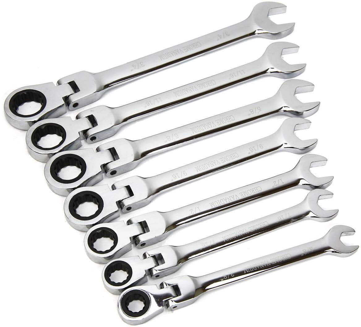 Wrench Sets Wrenches WESTWARD 6Piece Combination Socket and Open End