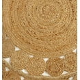 thumbnail image 5 of GRUHUM 7'x7' Jute Area Rug - Natural Fiber Round Collection Handmade Boho Charm Farmhouse Jute Area Rug Soft Braided Rug for Indoor Outdoor Kitchen Bedroom Living Hallways Enterways, 5 of 6
