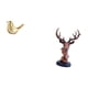 thumbnail image 5 of Figura de pájaros,Figura de pájaro dorado,decoración del hogar,estatua de animal,Figura de cabeza de ciervo,Adorno de cabeza de ciervo,estatua de animal decorativa,Figura de cabeza de ciervo, 5 of 8