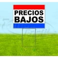 thumbnail image 1 of Precios Bajos (18" x 24") Yard Sign, Includes Metal Step Stake, 1 of 6