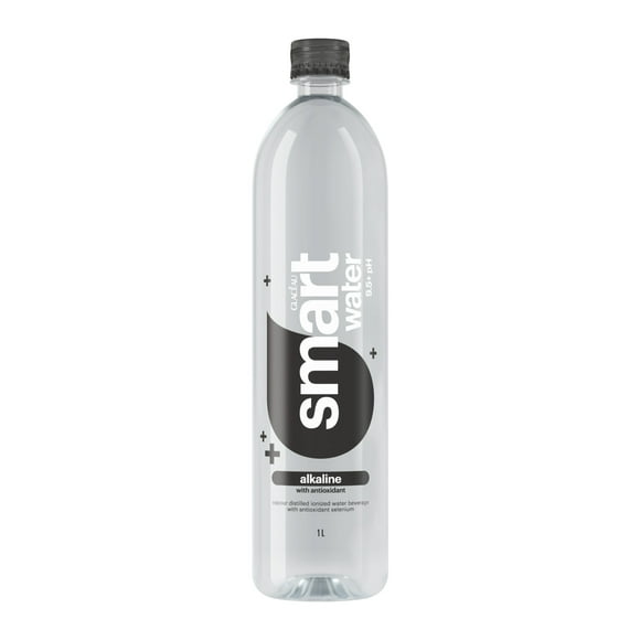 Glaceau Smartwater Alcaline avec Antioxydant Bouteille, 1 Liter 1LT