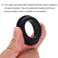 thumbnail image 4 of Unique Bargains Black Rubber Grommet 1.5 Inch OD 0.87 Inch ID, 2Pcs Seal Protection Cable Grommets Flexible Cable Pipe, 4 of 5