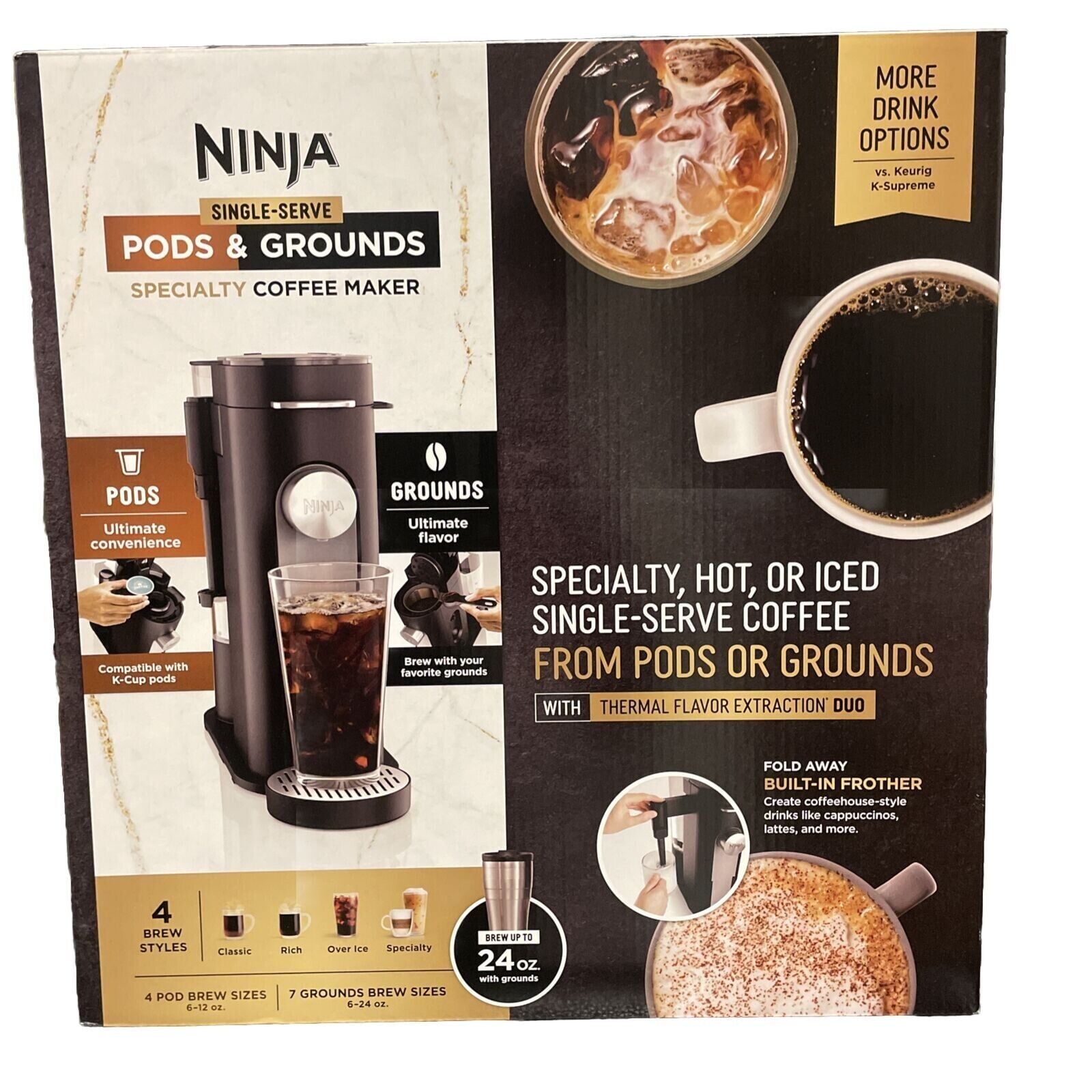 Free Shipping! Ninja - Pods & Grounds Specialty Single-Serve Free Shipping! Ninja - Pods & Grounds Specialty Single-Serve
