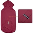 thumbnail image 4 of Impermeable para perros con correas elásticas, impermeable para perros grandes con capucha, impermeable para perros con bolsillo y orificio para correa, impermeable para cachorros, 4 of 5
