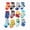 L101-D, variant on Toddlers Kids Non Slip Socks Grips Sticky Slippery Crew Socks for 1-7 Years Old 12 Pairs Children Boys Girls Socks(L101-J,1-3 Y)
