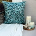 thumbnail image 3 of The HomeCentric Chair Cushion Cover Pillow Cover 20x20 Blue 3D Sequins Glitter Pillow Cover Pack of 2 20x20 inch (50x50 cm) Pillow Cover Geometric Cushion Cover Square Silk Circles - Sea The Dream, 3 of 14