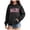 Black, variant on mgoYE Girl's Cute Graphic Crewneck Sweatshirt Long Sleeve Drop Shoulder Pullover Shirt Tops(Grey,3-4 Years)