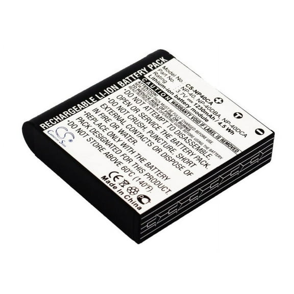 Replacement Battery For Agfa 3.7v 1230mAh / 4.55Wh Camera Battery