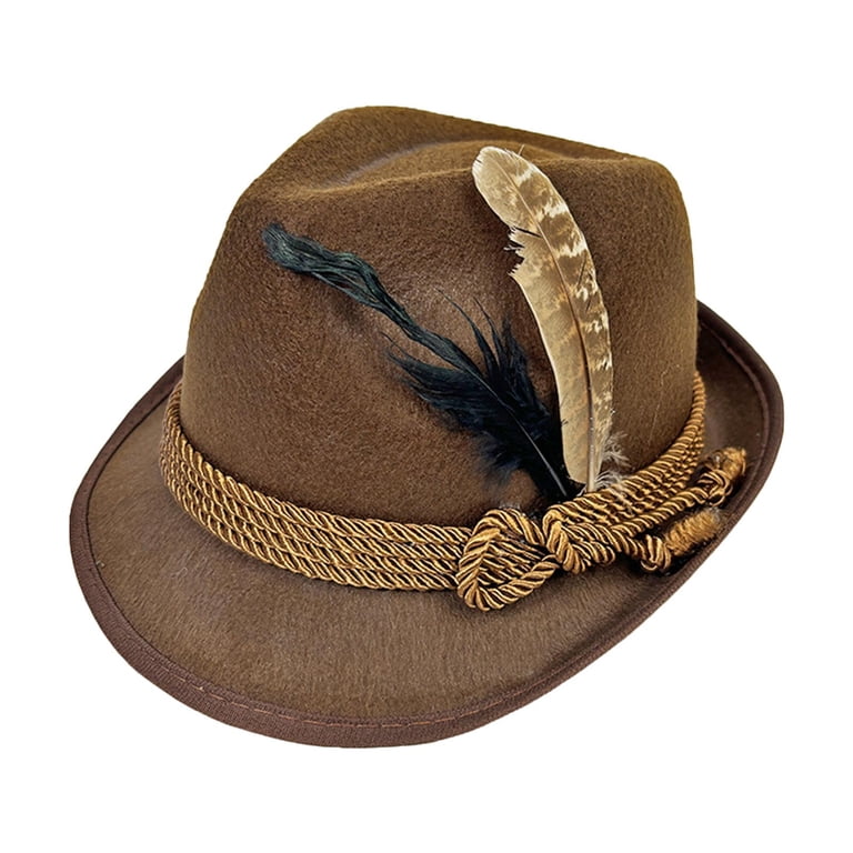 Vintage Brown Hat Classic Accessory Vintage Style Men main image 2