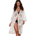 thumbnail image 1 of Salida De Playa Vestido Mujer Ropa Pareo Cover Up Encaje, 1 of 8