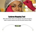 thumbnail image 3 of Eyebrow Line Marker Ruler for DIY Measuring, Lightweight Arch Design, Sturdy and Durable, Sponge Strip, Dropper, Suitable for Beginners, Tattoo Artists, 3 of 7