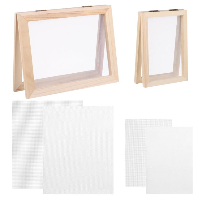 Create Unique Handcrafted Paper with This DIY Wooden Paper Making Mould Frame Kit!