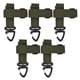 thumbnail image 2 of Clip De Seguridad Para Gancho De Guante, Resistencia A Alta Presión, Hebilla Colgante De Guante De Alta Resistencia, Sensación Cómoda Para Exteriores Para El Hogar Cergrey Verde militar, 2 of 8