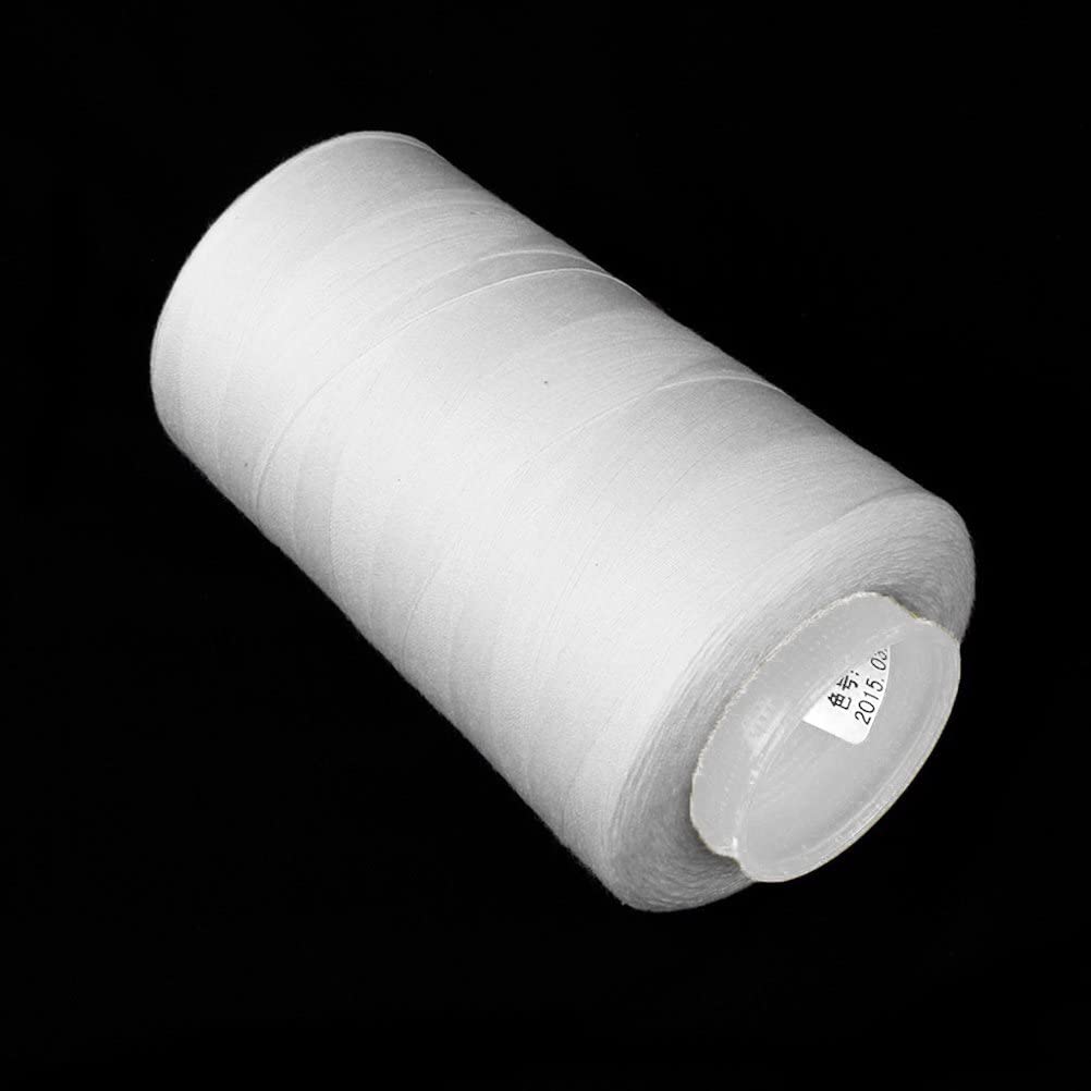 Cotton Sewing Thread Spool Quilting Threads for Sewing Machine 3000 Yards  White 