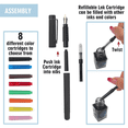 thumbnail image 1 of 35pcs/Set Calligraphy Pen Set with Pen Holder Pen Nibs Colorfull Ink Sac Rocker Blotter Comic Pen Supplies Statione, 1 of 5