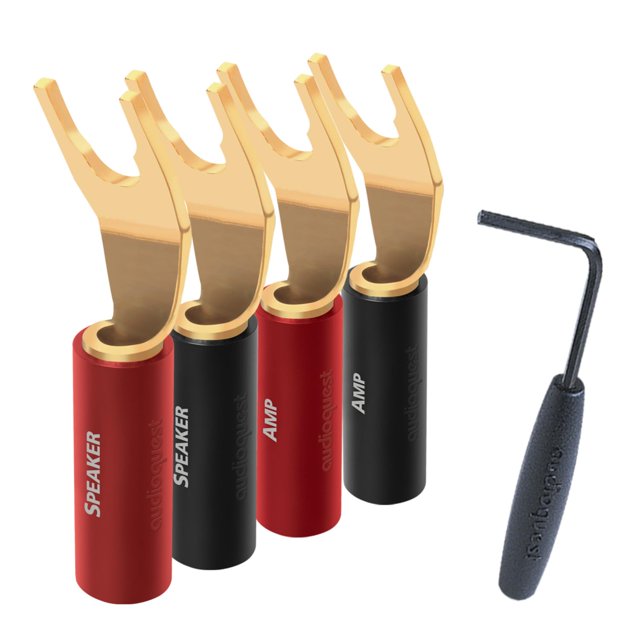 Conectores de altavoz AudioQuest SureGrip® 100 Multi-Spade