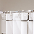 thumbnail image 3 of 3 Pcs Waterproof Shower Curtain with 36 Hooks for Bathroom Toilet, 3 of 8
