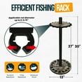 thumbnail image 6 of Rush Creek Creations 16-Rod Round Freestanding Fishing Rod Storage Rack with Clips, Realtree Xtra Camo, 6 of 7
