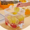 thumbnail image 4 of Ganfancp Hervidor de Agua con Grifo Cubo de Agua Fría Refrigerador Cubo de Agua Fría de Plástico 4.2L Gran Capacidad Tetera de Frutas Cubo de Bebida Ofertas Flash 1 Botella de Agua Fría, 4 of 7