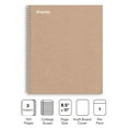 thumbnail image 2 of Staples Premium 3-Subject Notebook 8.5" x 11" College Ruled 150 Sheets Brown 3/Pack ST52123NVS, 2 of 5