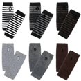 thumbnail image 3 of Short Gloves Solid Color Gloves Stretchy Fingerless Mittens With Thumb Hole, 3 of 4