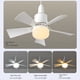 thumbnail image 3 of Ventilador de Techo Pequeño con Luz y Control Remoto, Ventilador de Techo con Rosca para Base E27, para Dormitorio y Cocina, 3 of 5