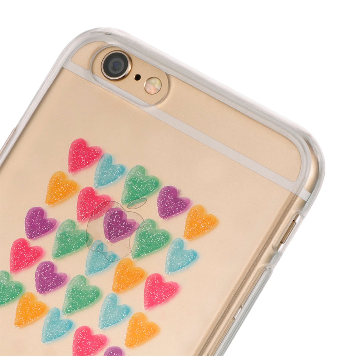 Watercolored Painting TPU Skin Case for Apple iPhone 6 / 6S With Drop and Scratch Resistant, Shock Proof TPU Casing (Love Me Always)