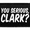 You Serious, Clark?, variant on Cotton Headed Ninny Muggins White Morale Patch - Removable Patch