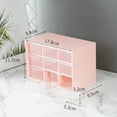 thumbnail image 4 of Boîte de Rangement en Plastique pour Pièces 9 Tiroirs Rangement Matériel et Artisanat Armoire Murale, 4 of 7