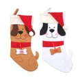 thumbnail image 2 of Inteprter Calcetines navideños para perros, calcetines de estilo , colgador de árbol de Navidad para aperitivos, bolsa de regalo, colgante, Kits de decoración para fiestas Caqui, 2 of 6