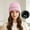 A1 Pink, variant on GILIGEGE Men Women Solid Color Ghost Embroidery Knit Beanie Hat,Cute Funny Spooky Goth Winter Skull Cap,Stylish Halloween Cuffed Beanie,Warm Soft Knitted Hat for Daily Holiday Wear Black