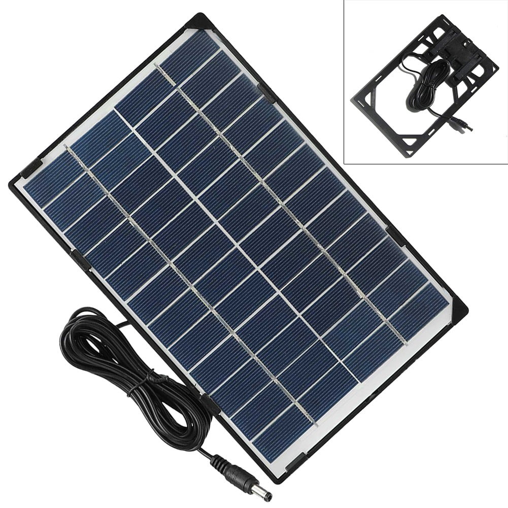 6W12V Solar Panel Energy Panel Outdoor Camera Fan Solar Garden Lighting Portable