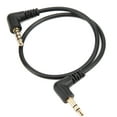 thumbnail image 4 of 3.5mm Audio Cable, 30cm Wire Length Audio Connection Cable Faster Transmission Speed Plastic+Alloy Black Lightweight  For Microphone To Mobile Phone Wire, 4 of 8