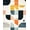 Yellow, Pattern 3, variant on ODIKA 4'x6' Machine Washable Non-Slip Area Rug, Minimalist Print Style Indoor High Traffic Rug, Yellow, 250143