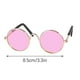 thumbnail image 2 of Fiudx Gafas de Sol para Mascotas, Montura Redonda Retro de Moda, Diseño de Lentes Reflectantes, Accesorio Genial para Mascotas, Ligeras y Cómodas, Ideales para Sesiones de Fotos, Fiestas y Bodas, Tam, 2 of 6