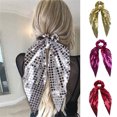 thumbnail image 2 of Blingbling Ribbon Sequins Hair Scrunchie for Women Teens Fashion Multiuse Hairband for Work and Social Gatherings, 2 of 9