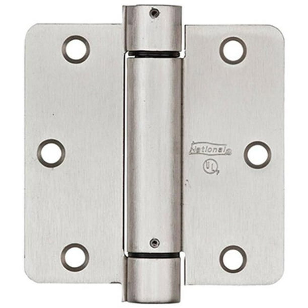 Stanley N350835 3.5 in. Satin Nickel Spring Adjustable Door Hinge