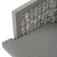thumbnail image 4 of Caris Outdoor Boho Wicker Club Chair with Cushions, Set of 2, Multi Light Gray, Gray, 4 of 9