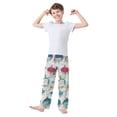 thumbnail image 3 of Boy's Pajama Pants Boys' Long Sleep Pants Children's Pajama Pants Loose Fitting Pajama Pants are Convenient to Put on and Take off XL Colorful Fish Seamless, 3 of 9
