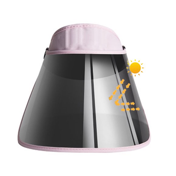 Adjustable Sun 360° Rotation Sun Visor Hat UV Protection Hat Face Shield Hat for Outdoor Camping Hiking Tennis