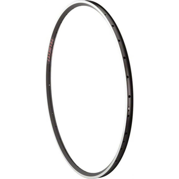 Velocity A23 Rim - 700, Rim, Black/Silver, 28H, Clincher